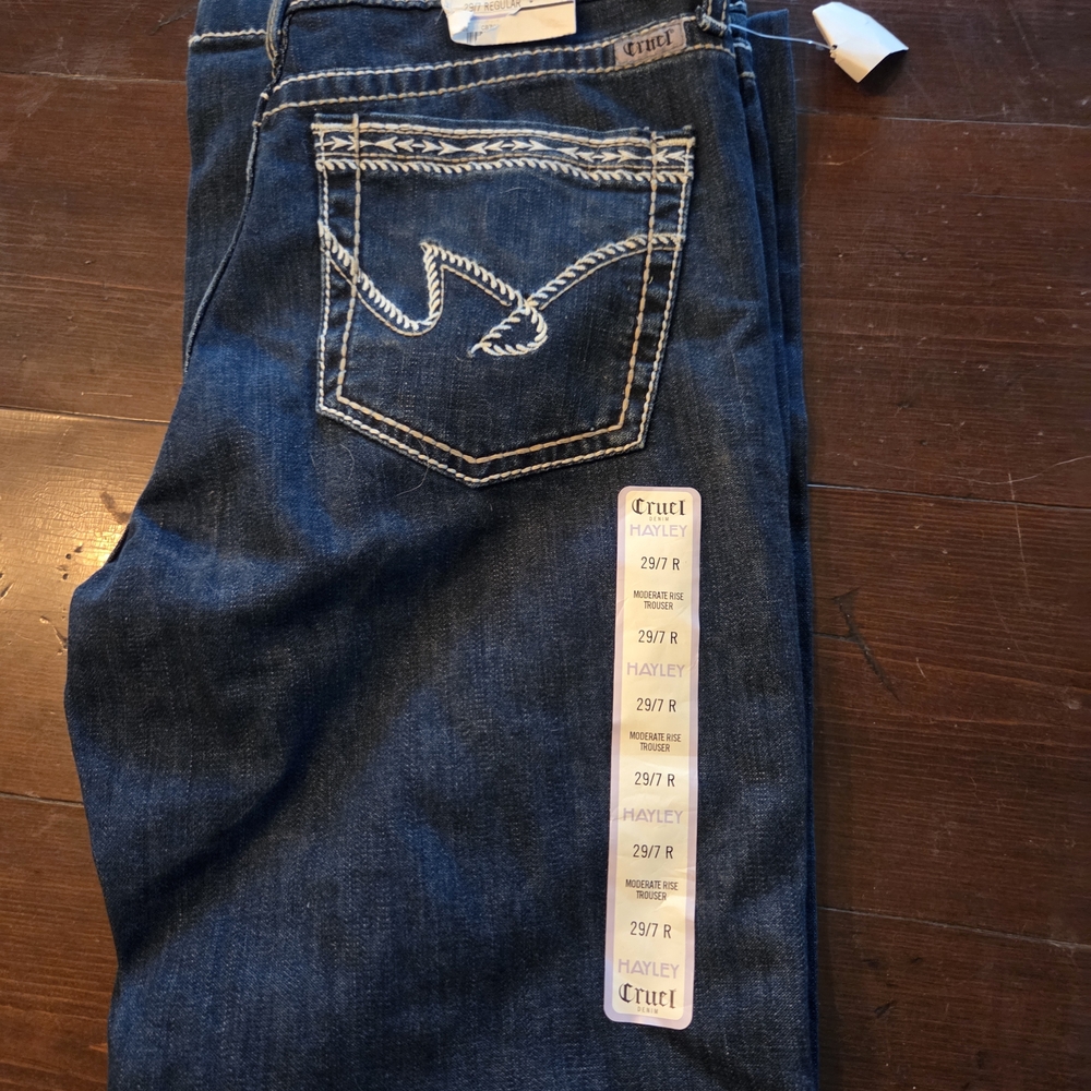 Cruel Denim Jeans with Embroidered Pocket